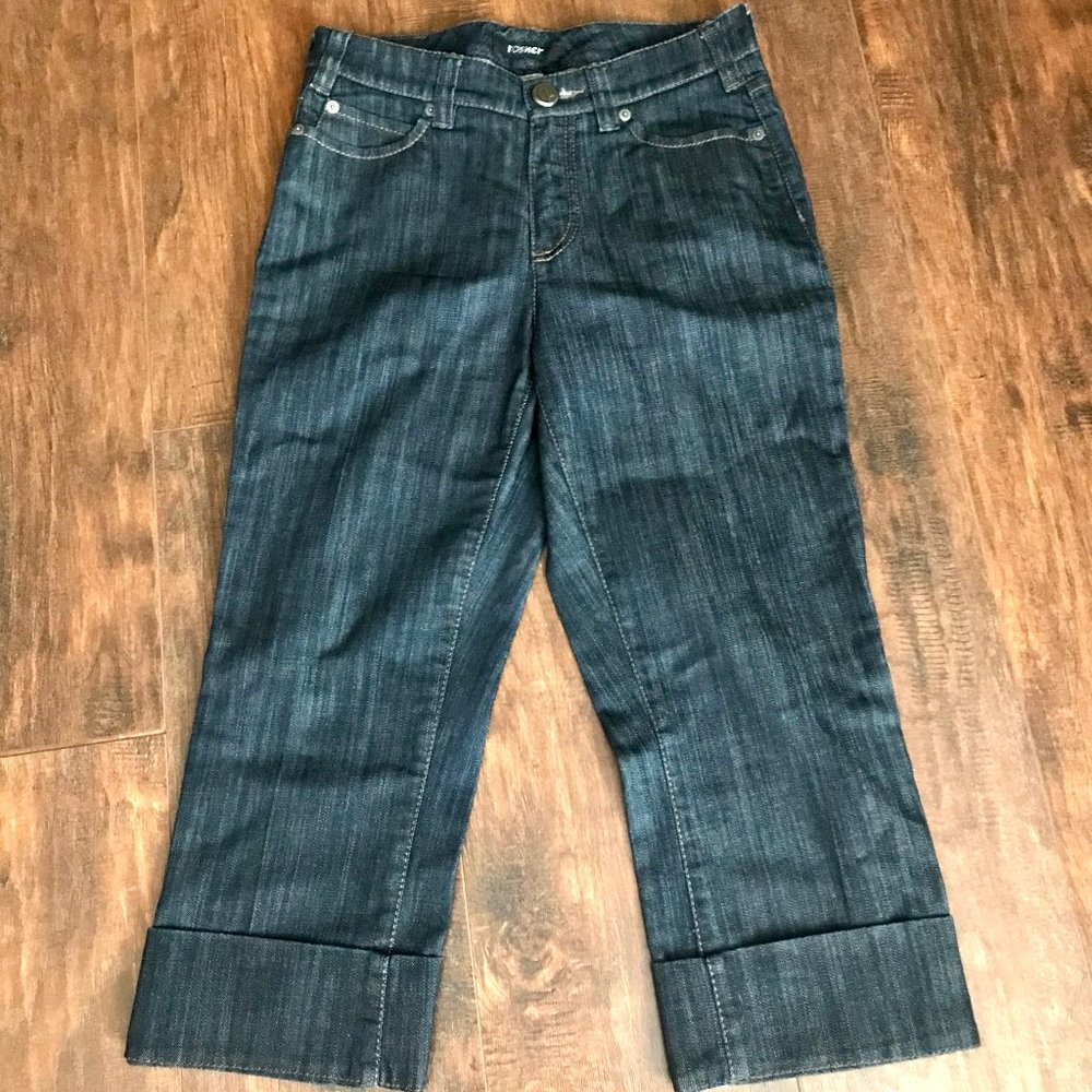Rosner German Designer Dark Blue Capri Jeans – US 4 / DE 36 – Like New